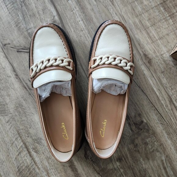 NWOT Clarks leather loafers size 5.5 - 6 - Picture 5 of 7